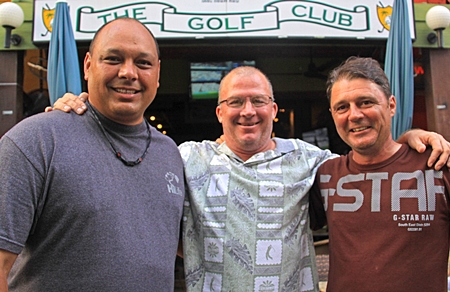 Kalani, John Emmerson and Mark Wood.